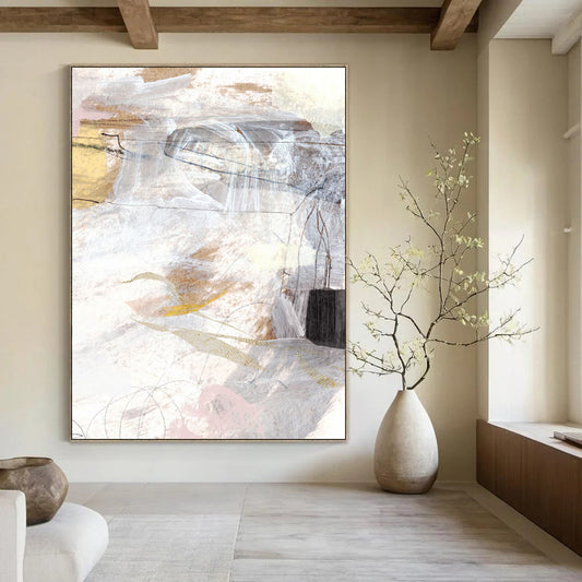 Custom Handmade Abstract Art: Big Sizes, Textured Styles for a Sophisticated Look DTP212