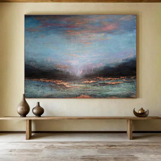 Massive Textured Handmade Abstract Canvas for Aesthetic Transformations DKH780