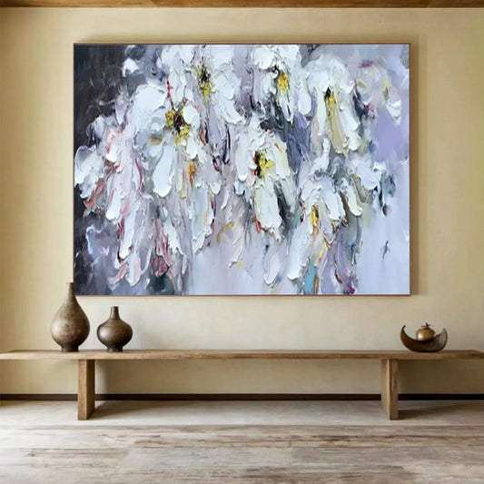 Graceful Massive Abstract Canvas Art for Dining Room & Bar LargeART1763
