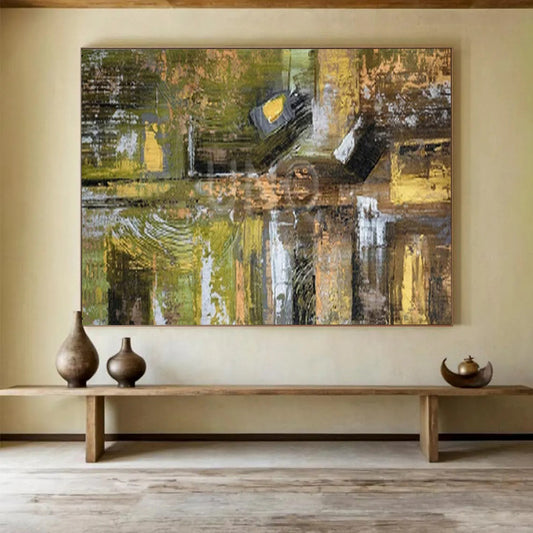 Dramatic Oversized Abstract Canvas for Bedroom & Bar LargeART1605
