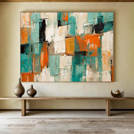 Luxurious Abstract Mural for Entryway & Hotel Lobby LargeART1721