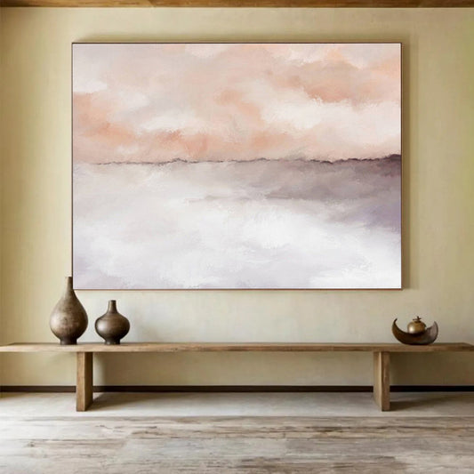 Grand - Scale Abstract Painting for Entryway & Office DKH418