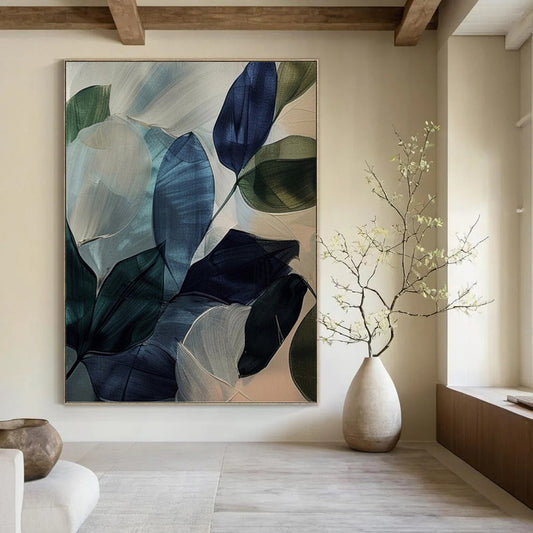 Elegant Textured Abstract Mural for Bar & Entryway DKH0972