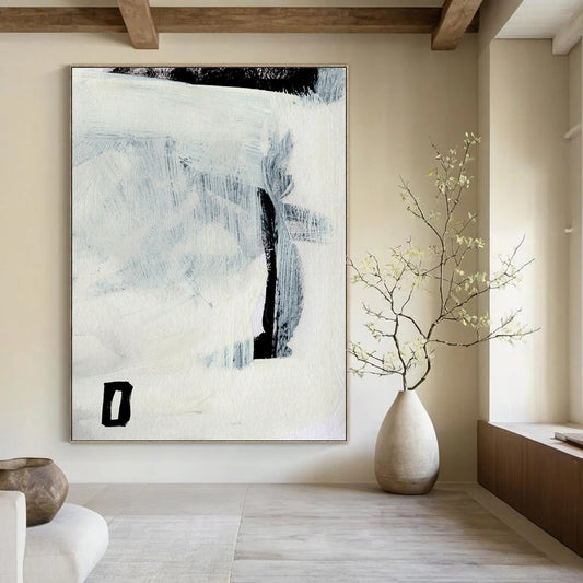 Large Custom Abstract Art: Hand-Painted Textures for a Distinctive Look DTP204