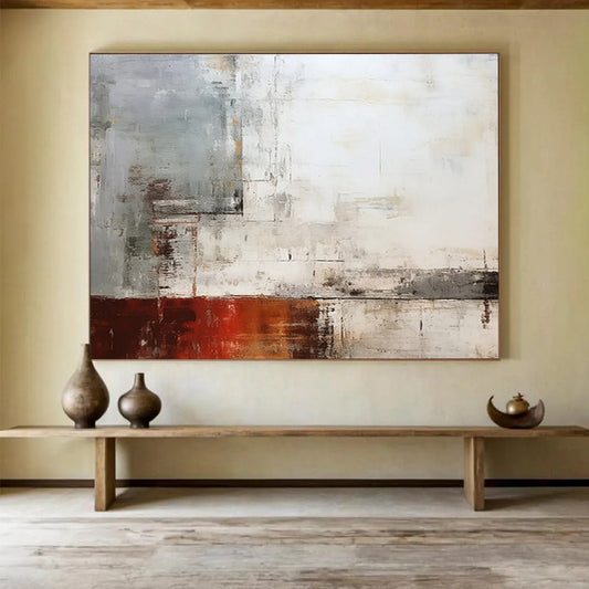 Tailored Giant Abstract Painting for Cultural Center DKH043