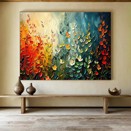 Extensive Hand - Crafted Textured Abstract Canvas for Interior Flair DKH711