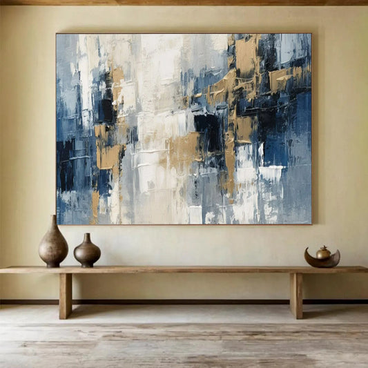 Energetic Giant Abstract Mural for Office & Living Room LargeART1706