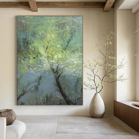 Large Custom Abstract Paintings: Textured Masterpieces for Living Room & Hallway DTP247