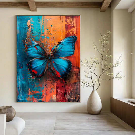 Immense Hand-Painted Abstract Wall Art for Living Room & Studio LargeART2194