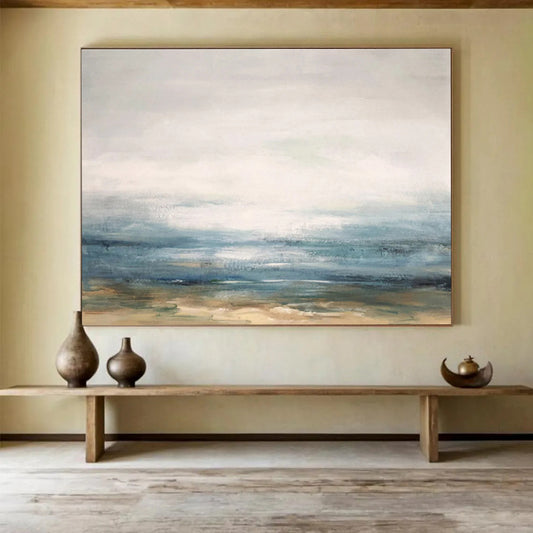 Gorgeous Large - Format Abstract Painting for Entryway & Living Room DKH174