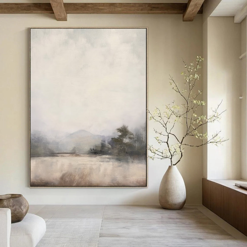 Luminous Textured Abstract Wall Art for Living Room & Foyer LargeART2056