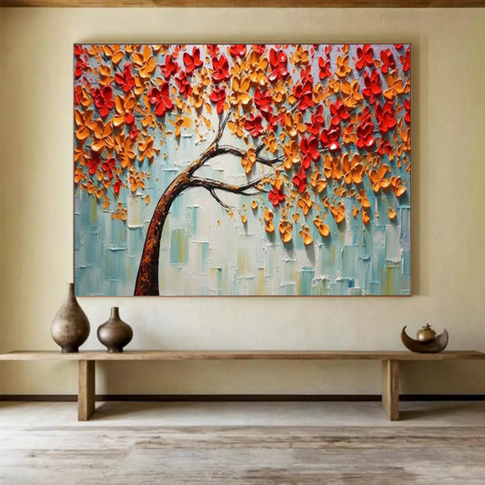 3D Autumn Tree Art - Textured Living Room Showstopper DLZ168