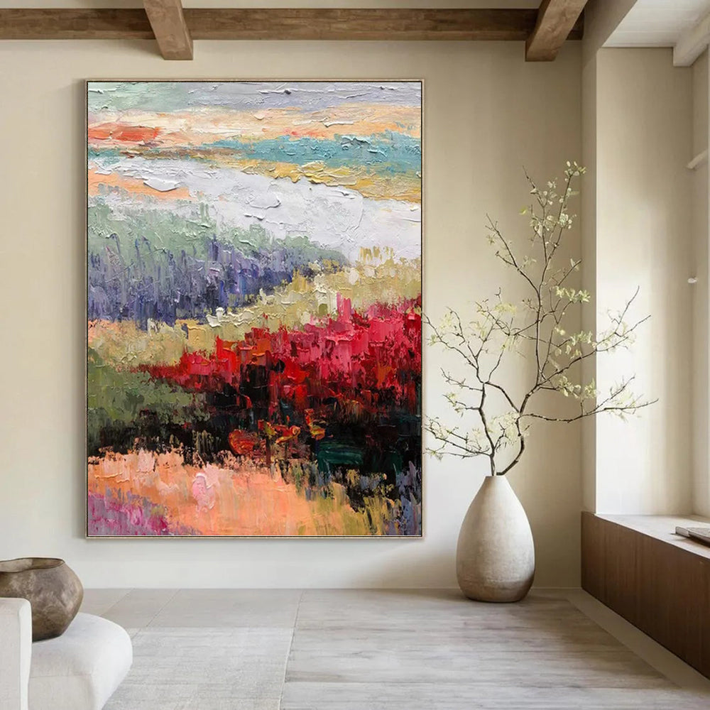 Inspiring Hand - Painted Textured Abstract for Office & Living Room DKH1273