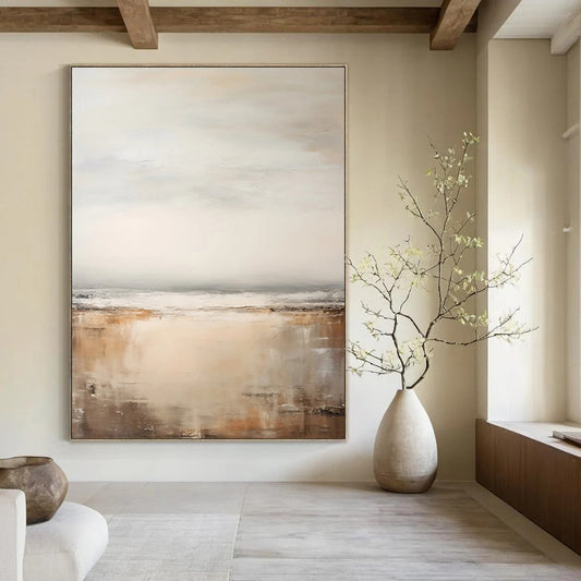 Fire Dance: Grand - Sized Hand - Painted Custom Abstract Gem for Bar and Entryway DTP132