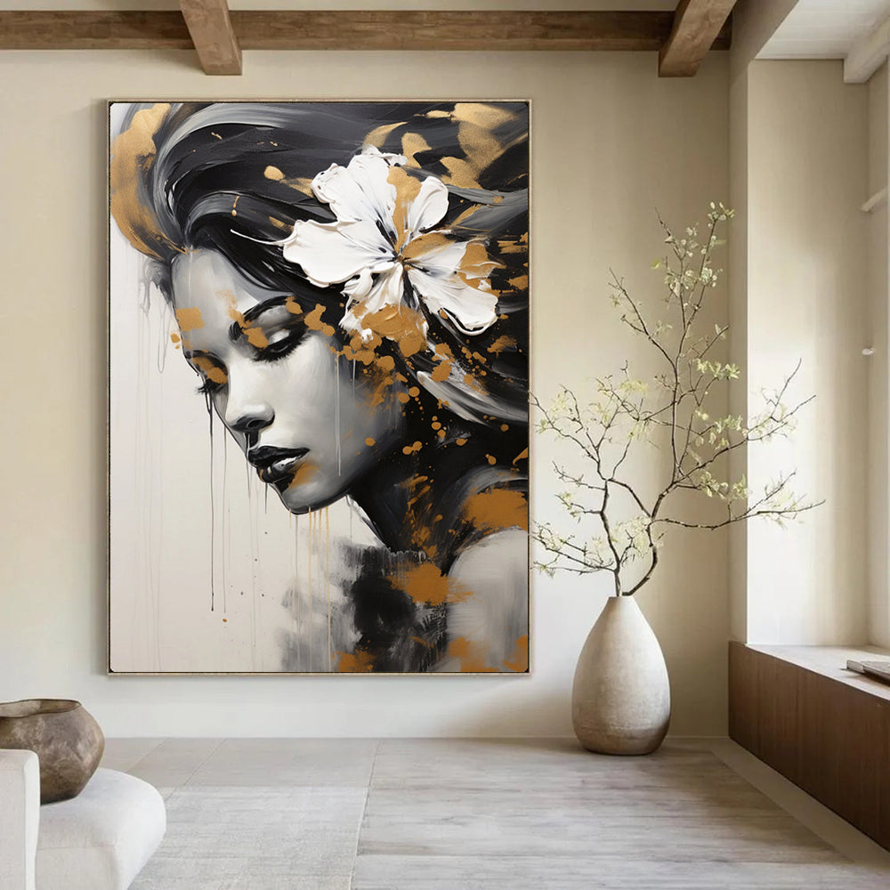 Handmade Textured Abstract Artwork for Dining Room & Hallway LargeART2170