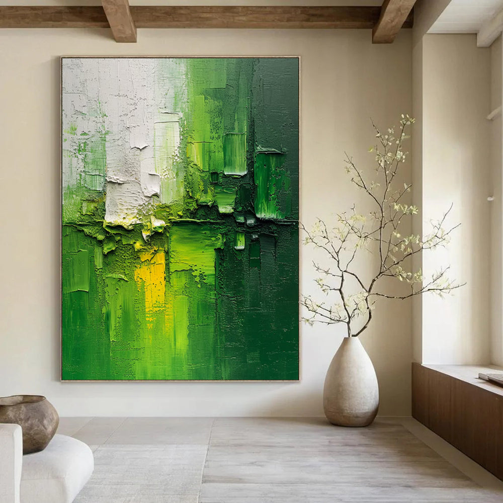 Grand Hand - Painted Custom Abstract Artwork for Dining Room and Entryway DTP003