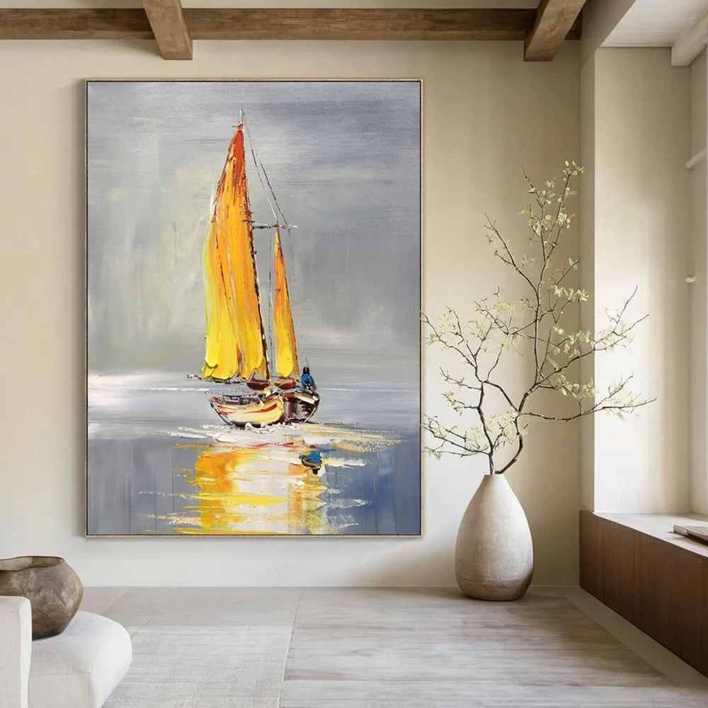 Stupendous Hand-Painted Abstract Wall Installations for Living Room & Game Room LargeART2198