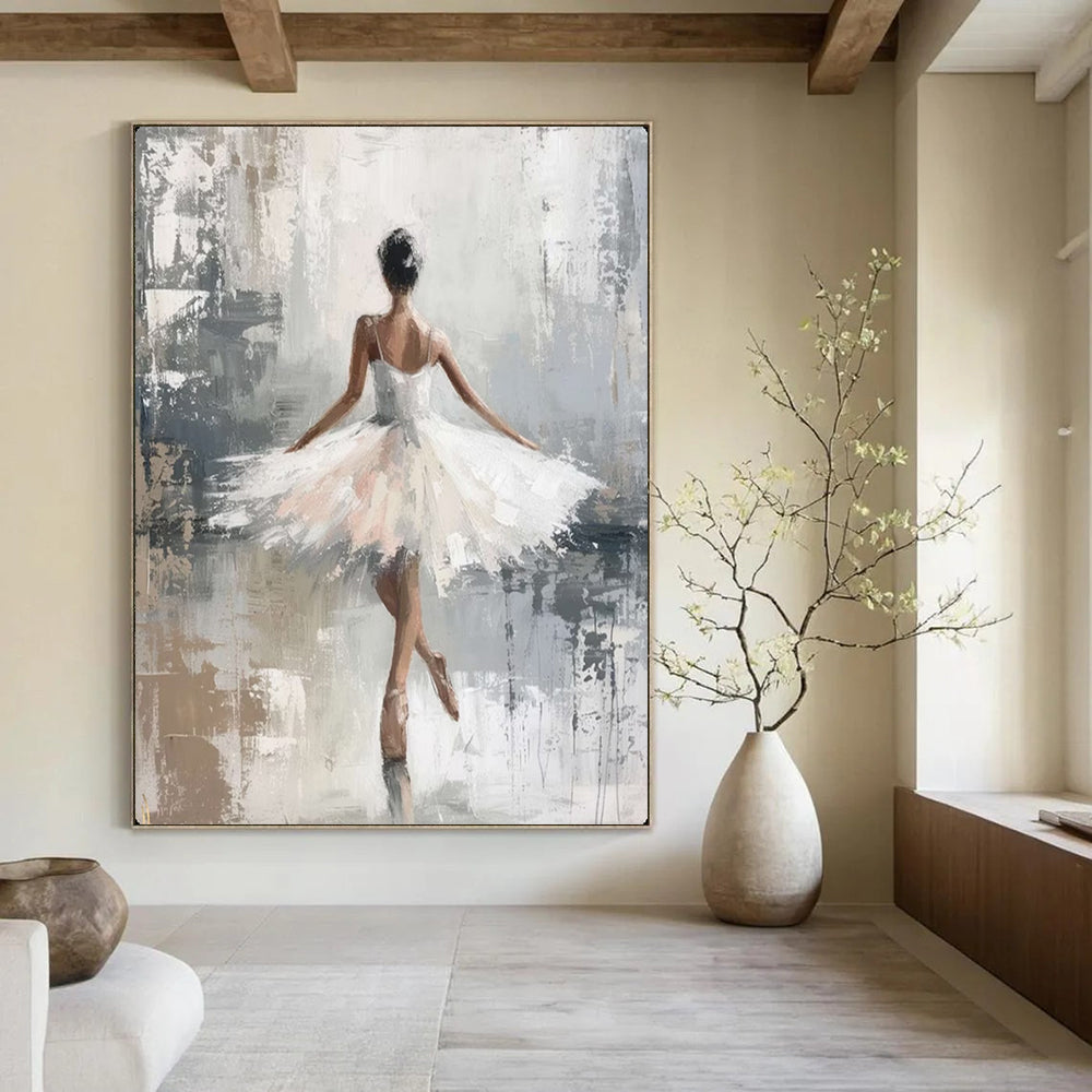 Large-Scale Hand-Painted Abstract Artwork for Living Room & Dining Room LargeART2174
