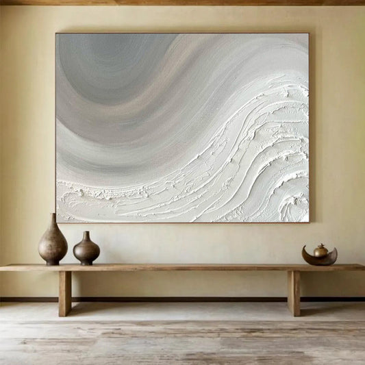 Oversized Hand-Painted Abstract Art for Dining Room & Bar LargeART1527