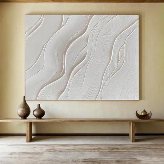 Tranquil Large - Scale Abstract Canvas for Bedroom & Entryway LargeART1733
