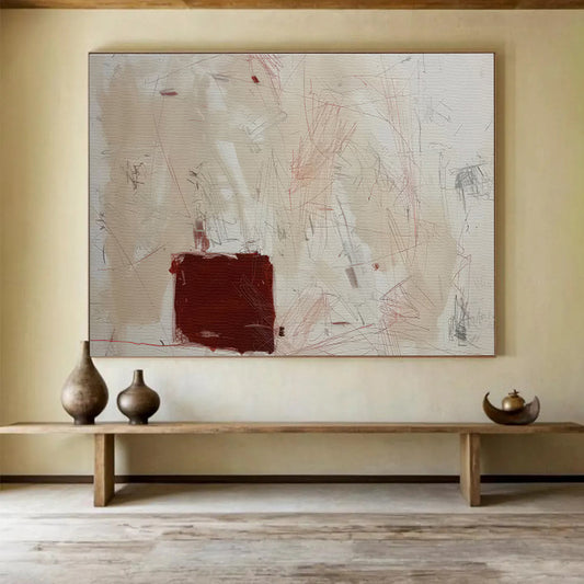 Large - Format Abstract Artwork for Entryway & Living Room DKH146