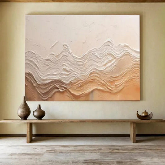 Dramatic Oversized Abstract Canvas for Living Room & Dining Room LargeART1695