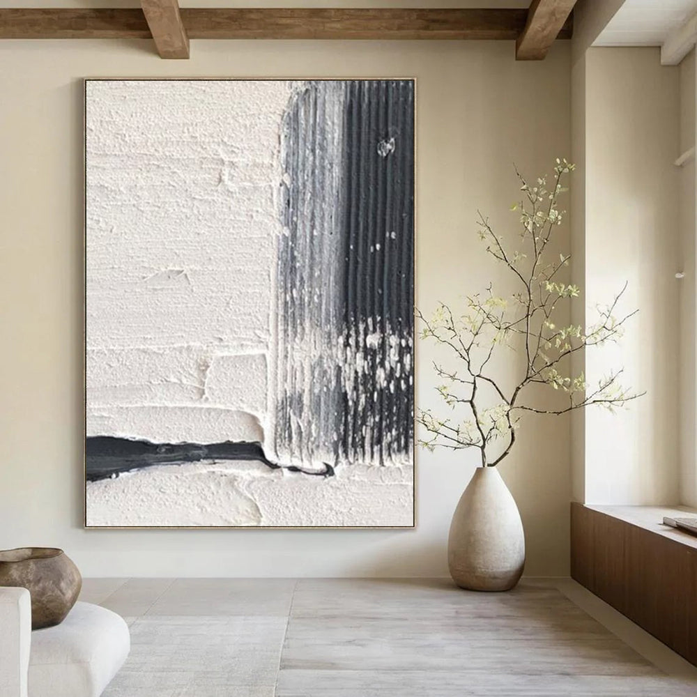 Custom Hand-Painted Abstract Masterpieces for Hotel & Entryway DTP366