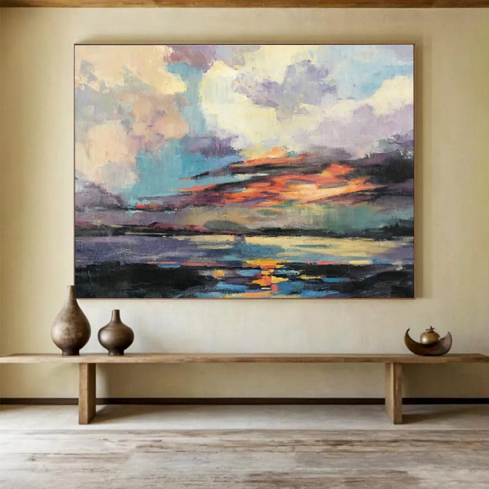 Alluring Large - Sized Abstract Wall Art for Bar & Office DKH197