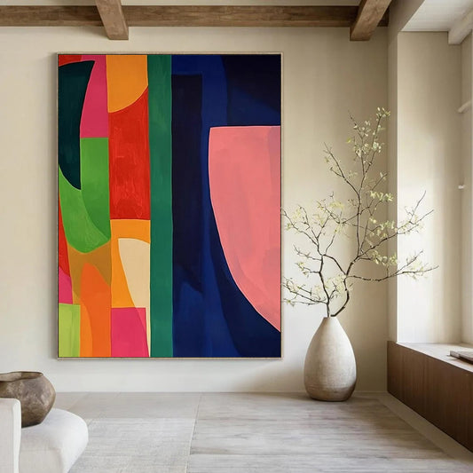 Massive-Sized Hand-Painted Abstract Artwork for Bedroom & Bar LargeART2369