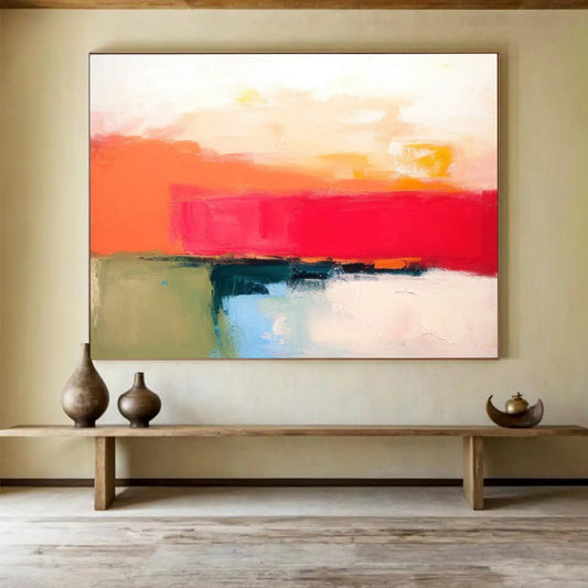 Bold Color Block Sunset - Energetic Kitchen Vitality DLZ056
