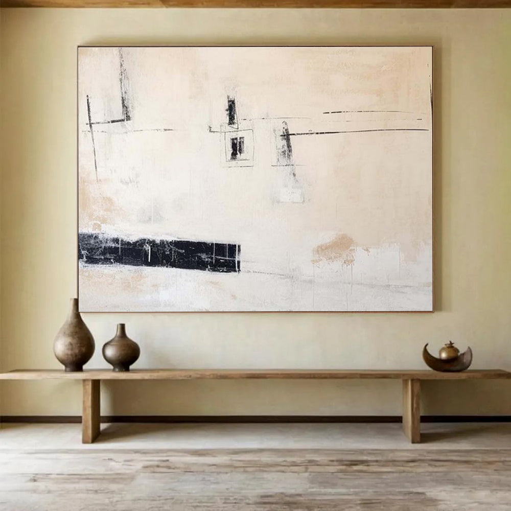 Hand - Painted Bespoke Artwork for Bedroom & Dining Room DKH096