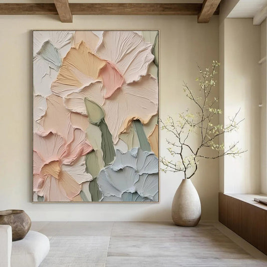 Mysterious Hand - Painted Textured Abstract on Canvas for Bedroom & Hallway DKH1393