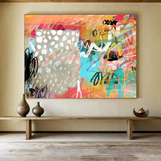 Personalized Large - Format Painting for Bar & Living Room DKH068