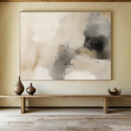 “Artistic Synergy” Large - Format Abstract Canvas for Dining Room & Living Room DKH239