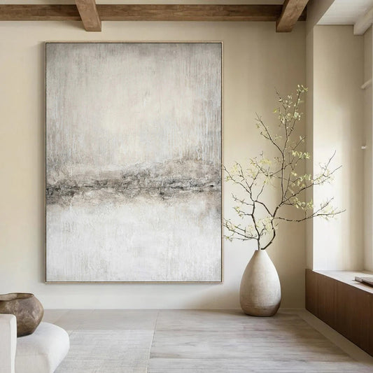 Magnificent Hand - Crafted Textured Canvas Abstract for Dining Room & Office DKH1068