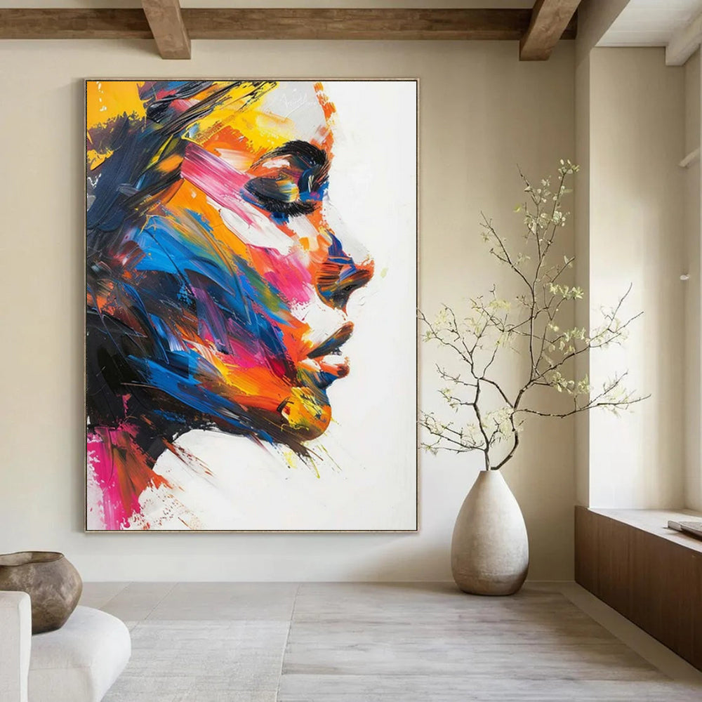 Vast-Scale Hand-Painted Abstract Wall Art for Office Open Space & Collaboration Area LargeART2243
