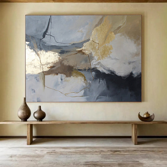 Striking Textured Abstract Artwork for Dining Room & Entryway DKH519