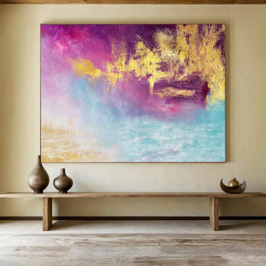 Big - Sized Custom Abstract Canvas for Waiting Room DKH015