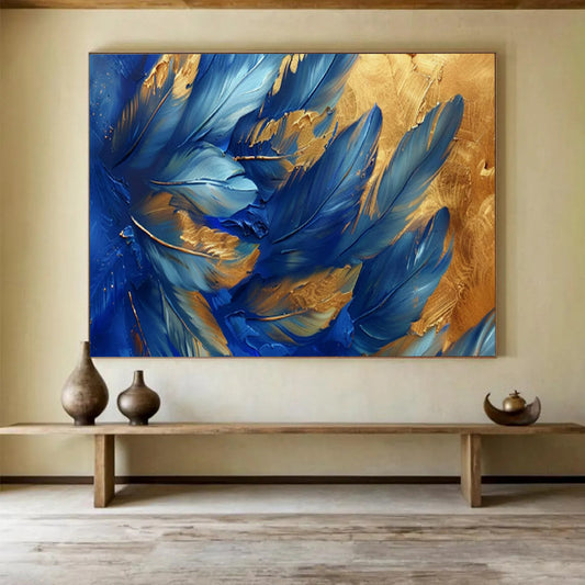 Alluring Oversized Abstract Painting for Hotel Lobby & Hallway LargeART1708