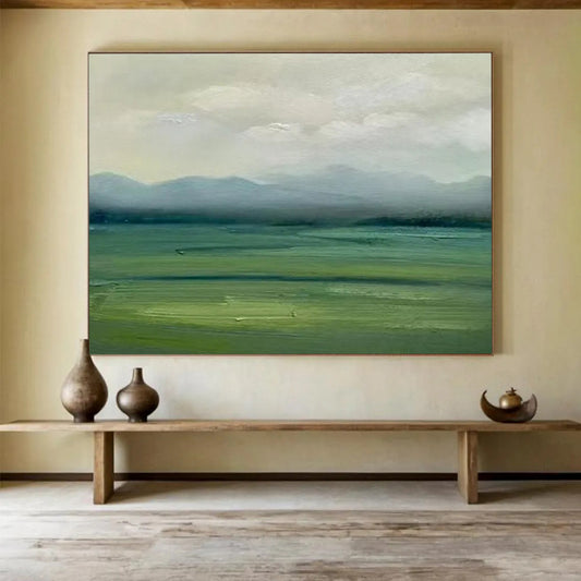 Hushed Large - Format Abstract Painting for Entryway & Bedroom LargeART1785