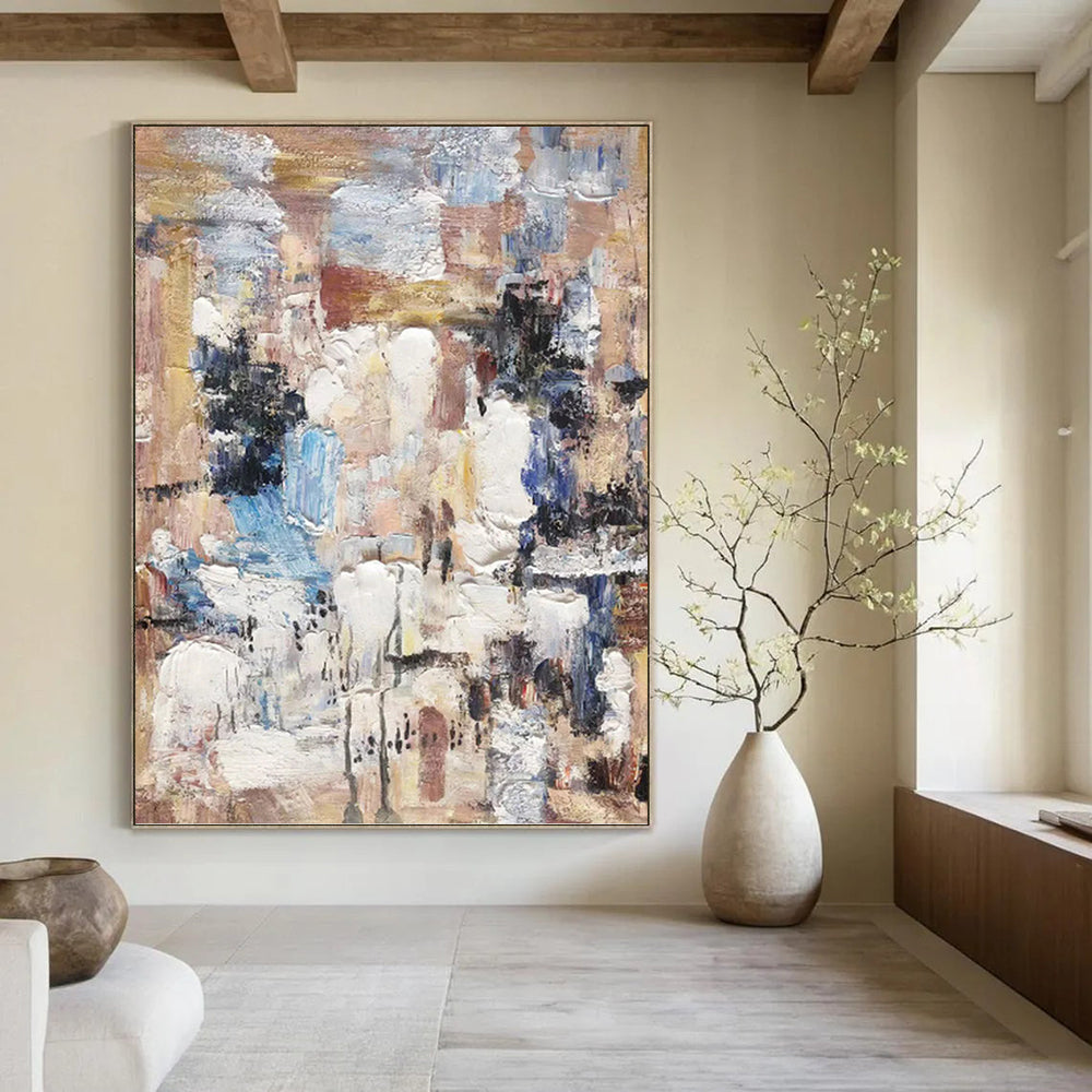 Quirky Hand - Painted Textured Abstract for Bedroom & Hallway DKH1303