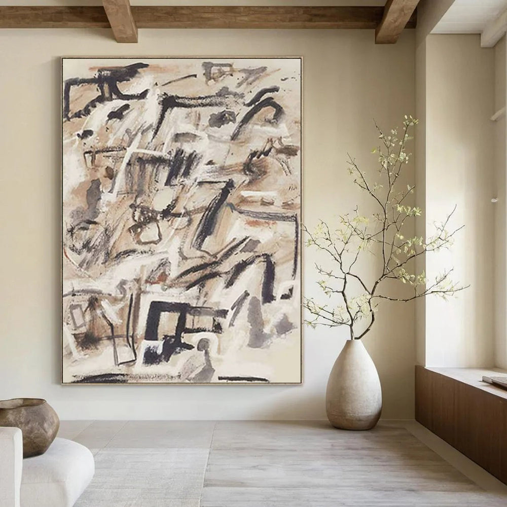 Faceted Textures: Stupendous Custom Abstract Creation for Living Room and Hotel DTP143