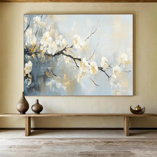 Immense Original Textured Hand - Crafted Abstract Painting for Stylish Interiors DKH805