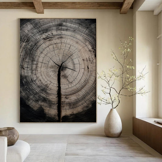 Hand-Painted Personalized Abstract Painting for Living Room & Bar LargeART1914