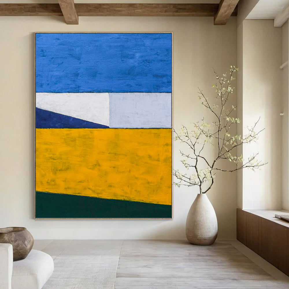 Artisan - Crafted Textured Canvas Abstract for Dining Room & Bedroom DKH1096