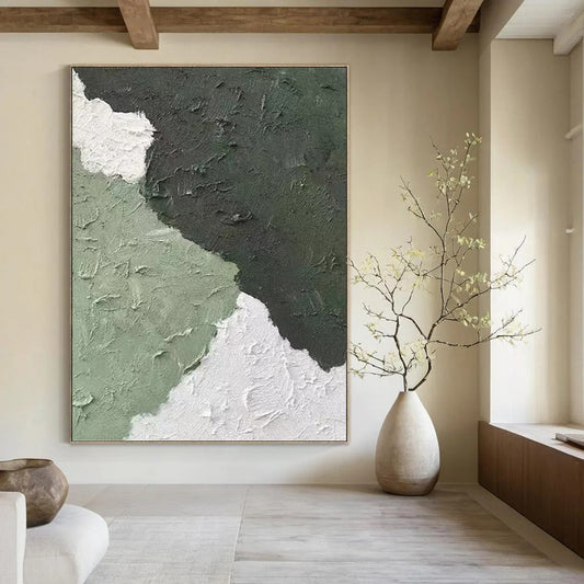 Vivacious Hand - Painted Textured Abstract Painting for Bedroom & Office DKH1326