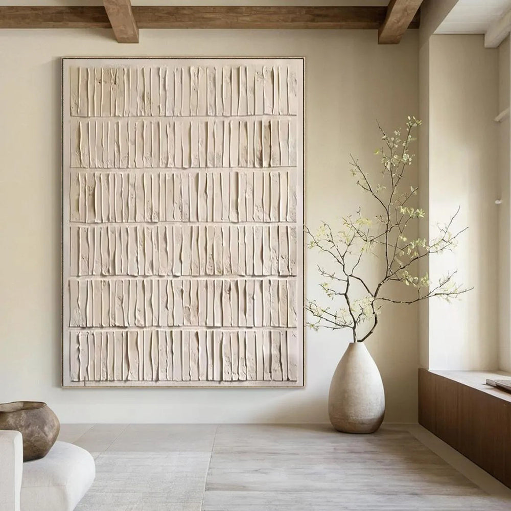 Vast-Scale Hand-Painted Abstract Wall Art for Bedroom & Entryway LargeART2359