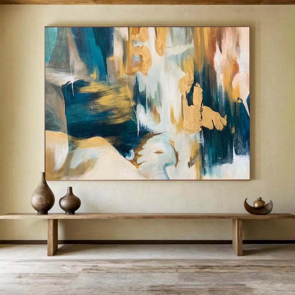 Striking Giant Abstract Wall Art for Hallway & Bar LargeART1636