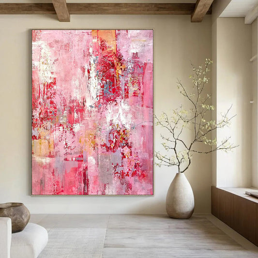 Expansive Hand-Painted Abstract Artworks for Living Room & Hotel Lobby LargeART2300