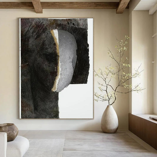 Gigantic-Sized Hand-Painted Abstract Wall Mural for Bar & Lounge LargeART2223